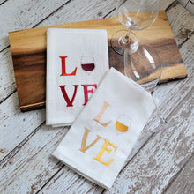 Wine Lovers - LOVE Wine 30x30 Tea Towel (4)