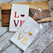 Wine Lovers - LOVE Wine 30x30 Tea Towel (4)