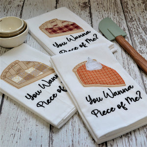 Winter - Piece of Pie 30x30 Tea Towel (4)