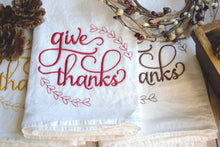 Fall- Give Thanks 30x30 Tea Towel (4)