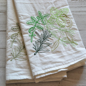 Herbs 30x30 Tea Towel (4)