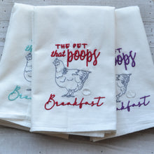 Funny Chicken - Pet That Poops Breakfast 30x30 Tea Towel (4)