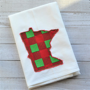 Limited Edition - Two Tone State Plaid 30x30 Tea Towel (4)