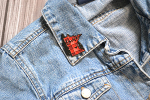 SALE - MN 'home' Plaid Enamel Pin (6) - Only Available in Minnesota Design