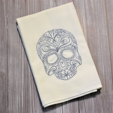 Fall - Lace Skull 30x30 Tea Towel (4)