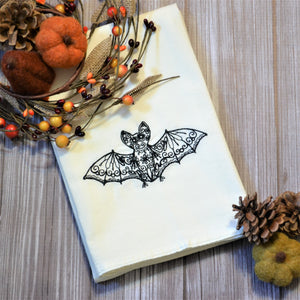 Fall - Lace Bat 30x30 Tea Towel (4)