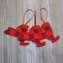 Plaid State Felt Ornament (6)