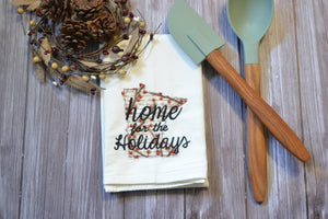 State - Home for the Holidays 30x30 Tea Towel (4)