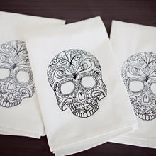 Fall - Lace Skull 30x30 Tea Towel (4)