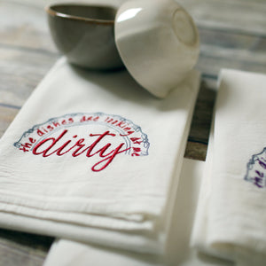 Dirty Dishes 30x30 Tea Towel (4)