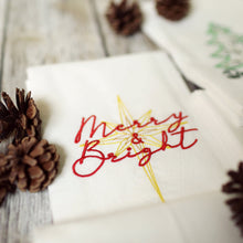 Winter - Merry & Bright 30x30 Tea Towel (4)