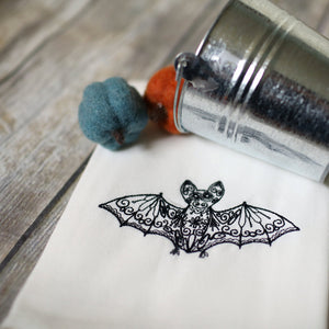 Fall - Lace Bat 30x30 Tea Towel (4)