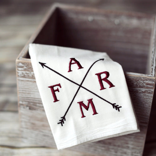 FARM Arrows 30x30 Tea Towel (4)