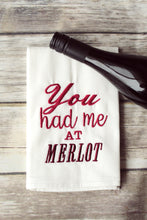 Wine Lovers - Merlot OR Riesling 30x30 Tea Towel (4)