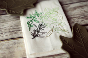 Herbs 30x30 Tea Towel (4)