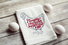 NEW! Funny Chicken - Naughty Chickens 30x30 Tea Towel (4)