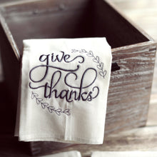 Fall- Give Thanks 30x30 Tea Towel (4)