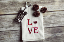 Wine Lovers - LOVE Wine 30x30 Tea Towel (4)