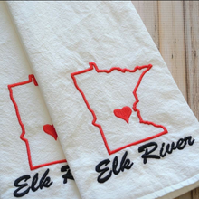 I Love Elk River  30x30 Tea Towel (4)