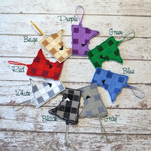 Plaid State Felt Ornament (6)