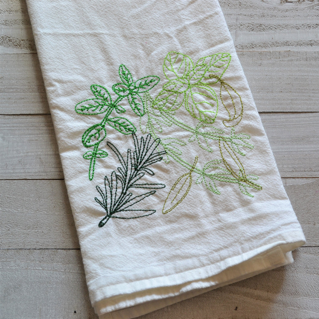 Herbs 30x30 Tea Towel (4)